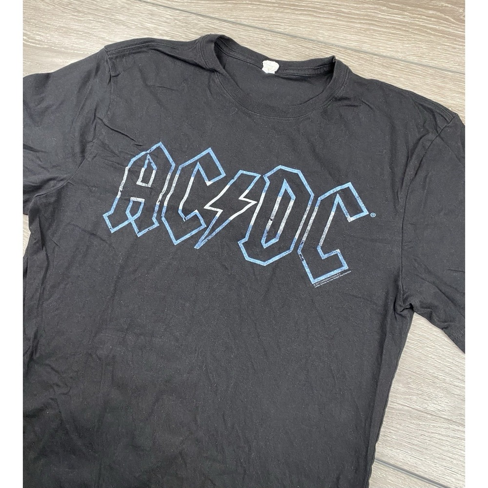 AC/DC Men's 2009 Buenos Aires Argentina Concert Shirt Black Size Large